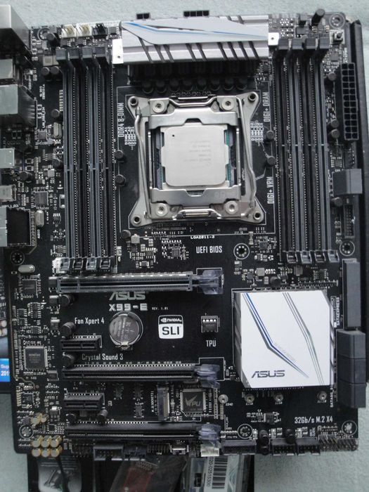 Płyta główna Asus X99-E 8xDDR4 + procesor i7-6800K Socket 2011-v3