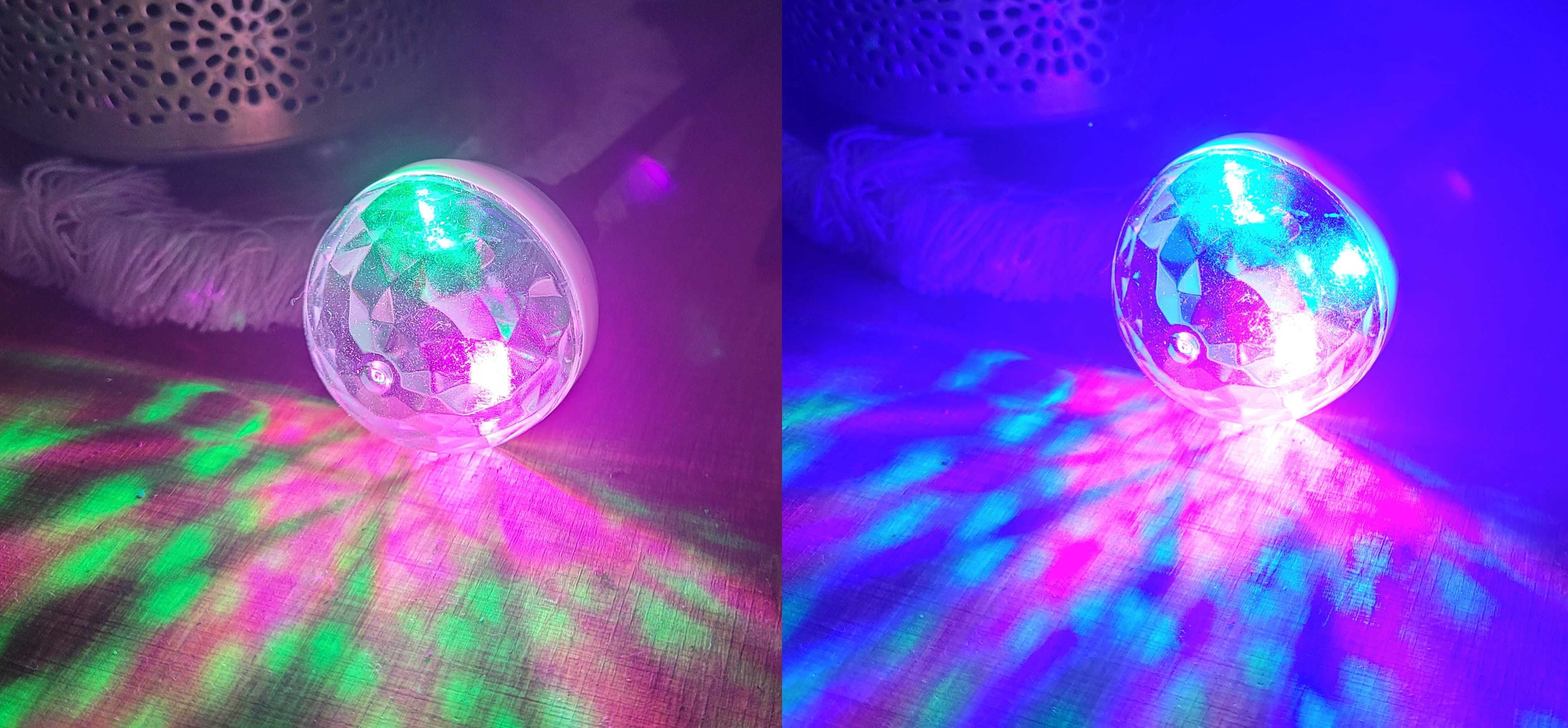 Mała disco lampka LED RGB, USB