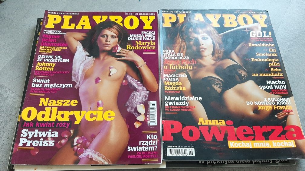 Playboy 2006 12 numerów  kreator  2 numery