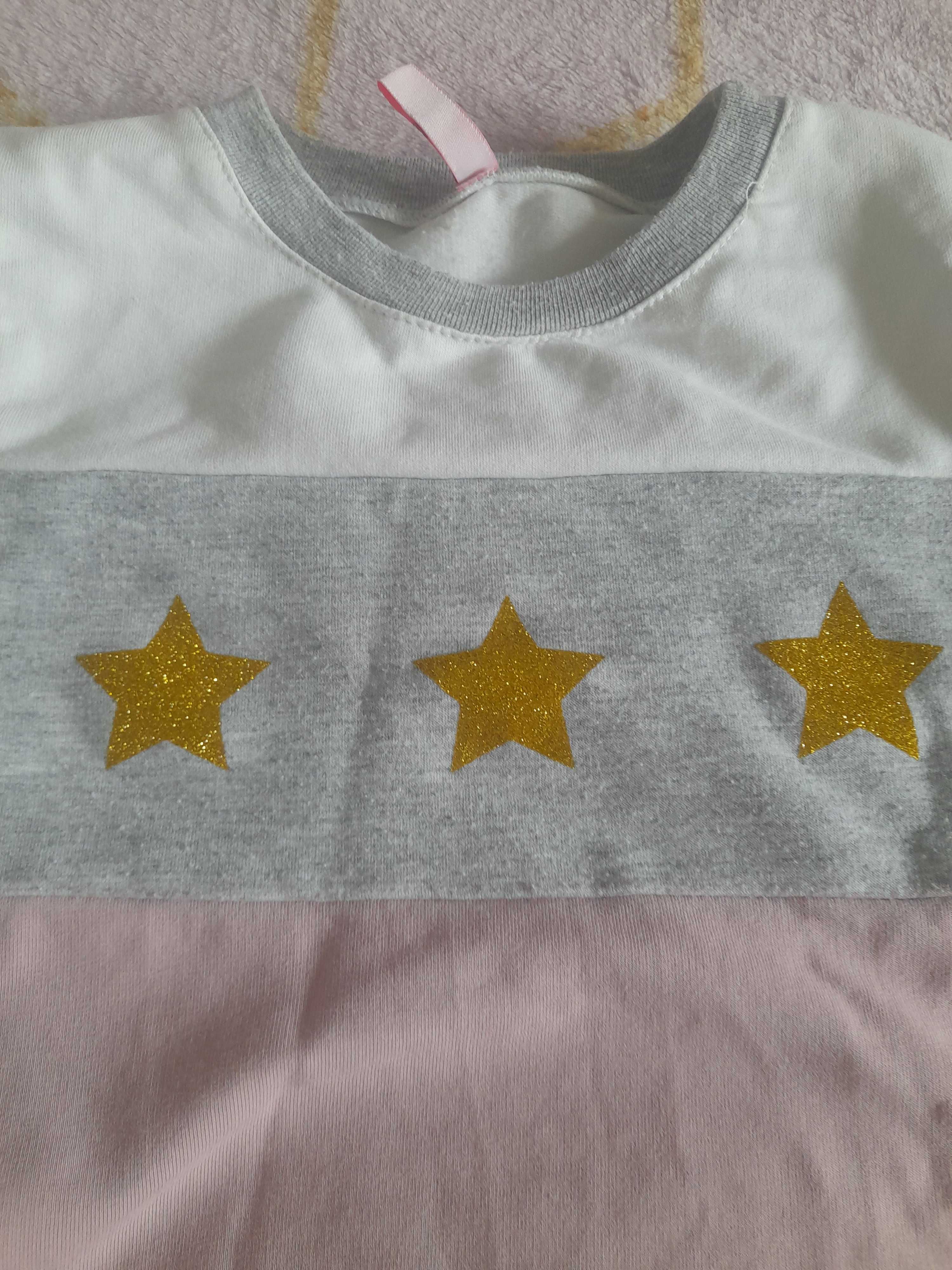 Спортивный костюм Vidoli розово-серый со звездами для девочки