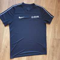 Nike M L dry-fit чоловіча футболка чорна спорт 48 46