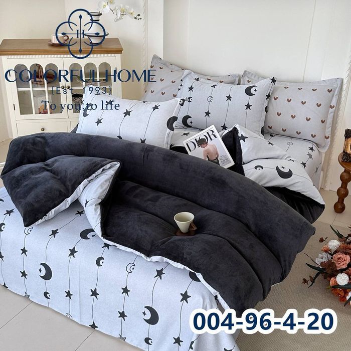 Постільна білизна велюр +фланель євро