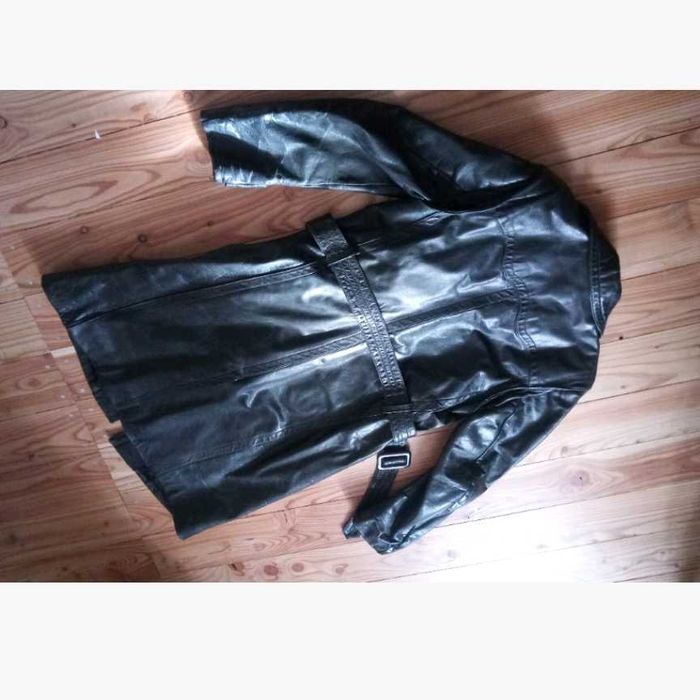 Płaszcz skórzany męski naturalna skóra