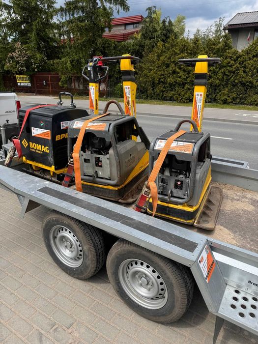 Wynajem sprzęt ogrodniczy budowlany brukarski minikoparki ładowarki