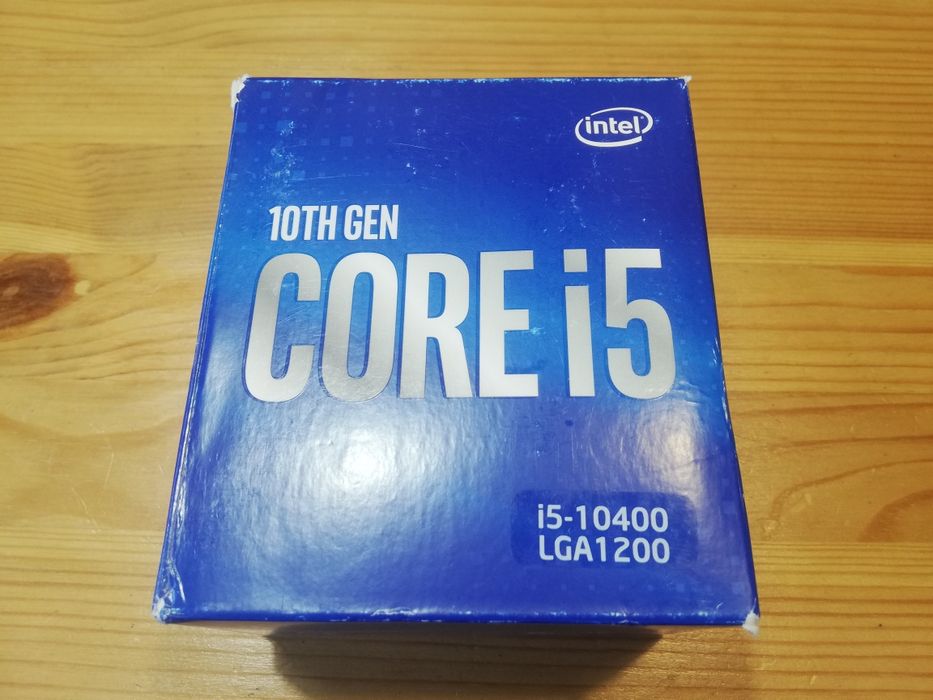 Procesor Intel Core i5-10400 BOX LGA1200 gwarancja 01.06.2024 lutowany