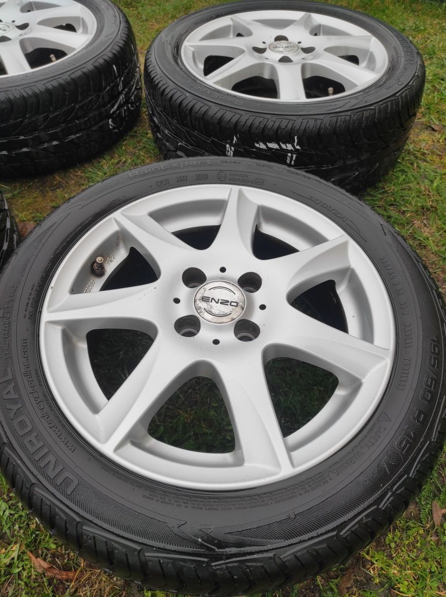 Alufelgi Enzo 15 plus opony Uniroyal 195/50 R15