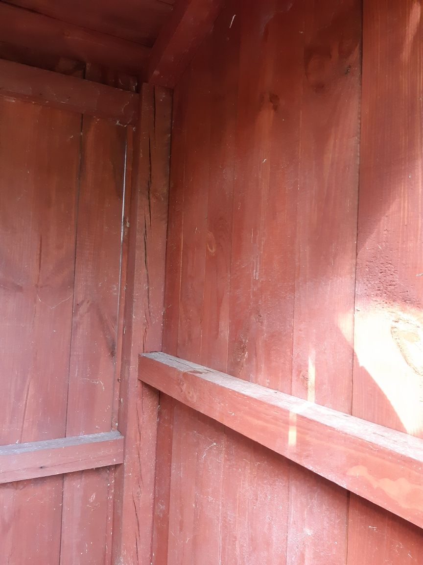 WC, toaleta drewniana