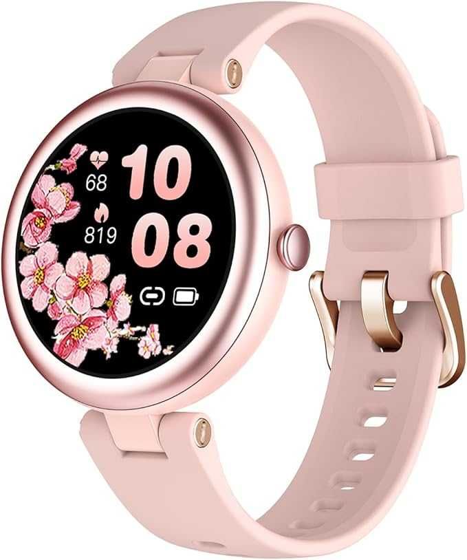 Smartwatch zegarek damski RÓŻOWY