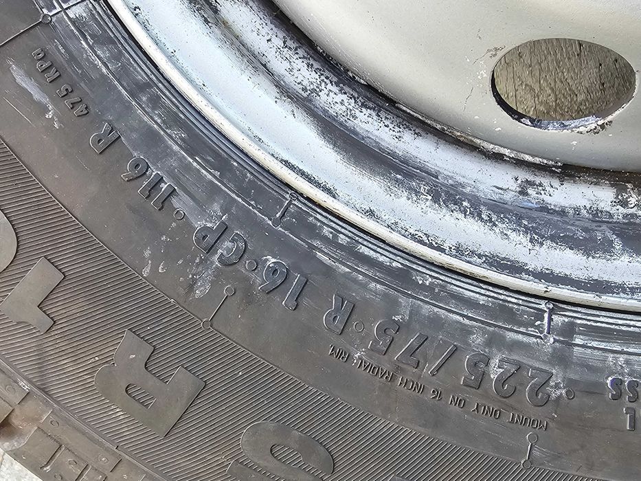 Koło Zapasowe Ducato 225/75/16CP Continental Vanco Camper z 2022r
