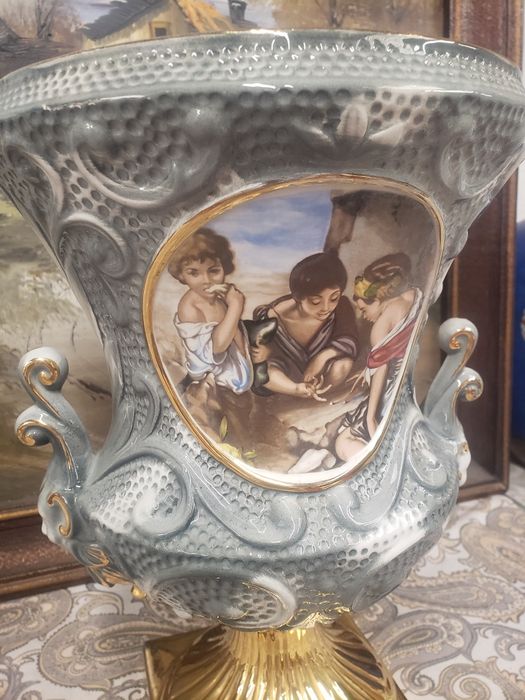 Vaseira  faiança Alcobaça