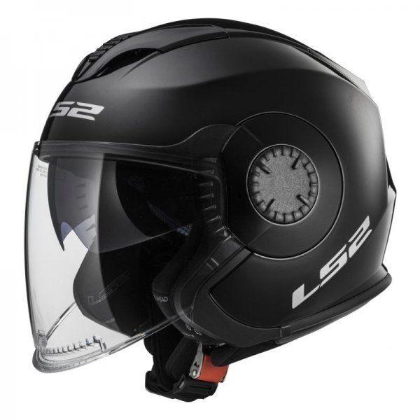 NOWY Kask otwarty LS2 VERSO Black matt blenda rozmiar XS 53-54