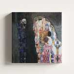 Obraz Gustav Klimt Życie I Śmierć Wydruk Na Płótnie 40x40 cm Rama 3 cm