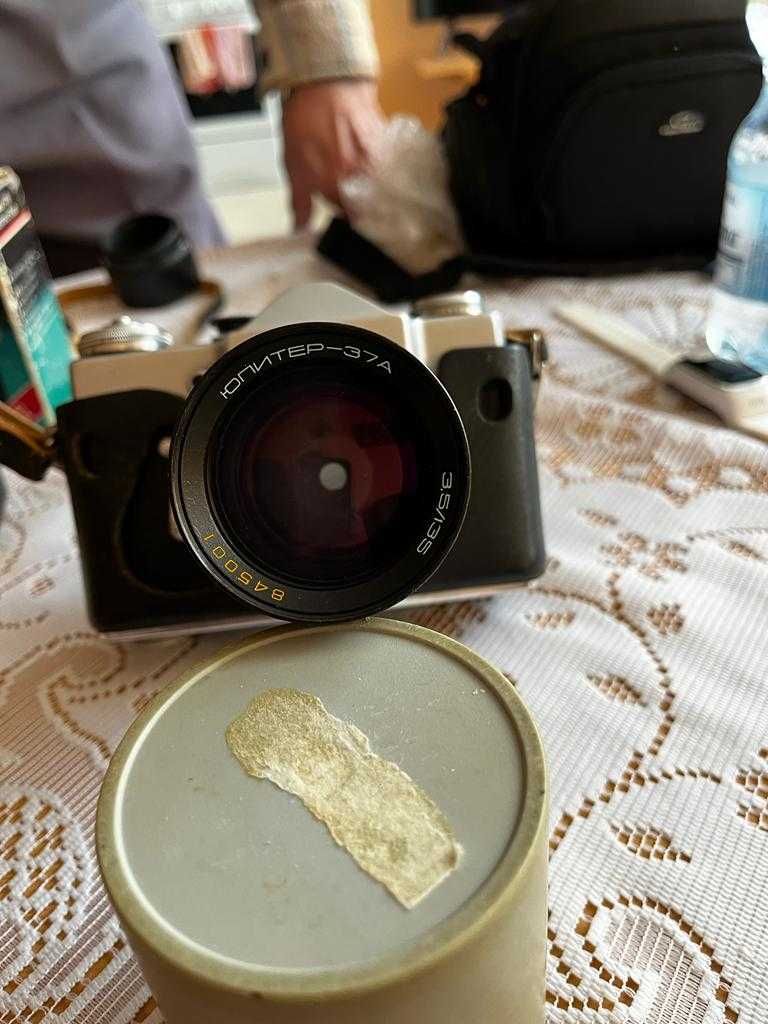 Aparat Zenit B + obiektyw Jupiter 37A