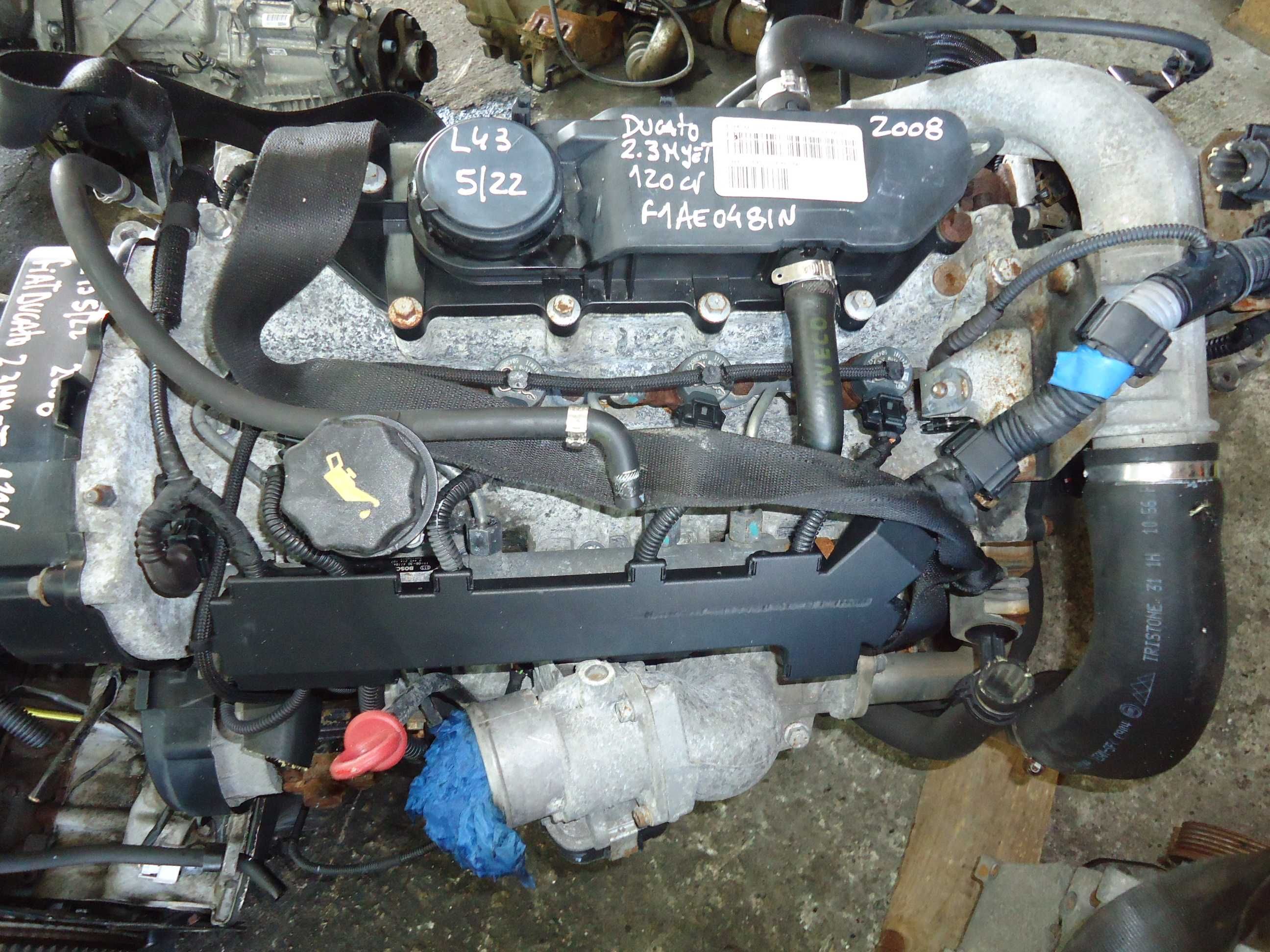 Motor Fiat Ducato 2.3 Mjet 120cv (F1AE0481D) de 2008