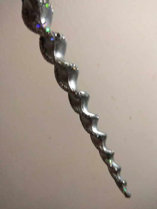 Новорічна ялинкова прикраса / Гірлянди Сніжинки Дощик