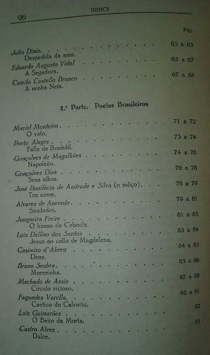 Poetas satíricos moralistas e parodistas românticos/ Catarino Cardoso