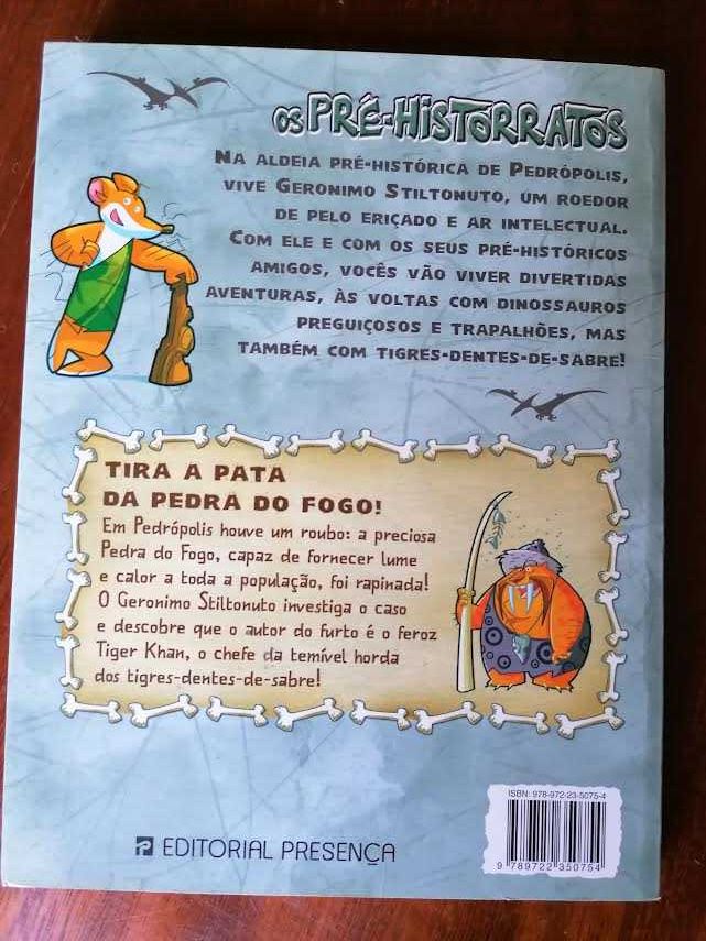 Geronimo Stilton - Os Pré-Historratos - livro nº1