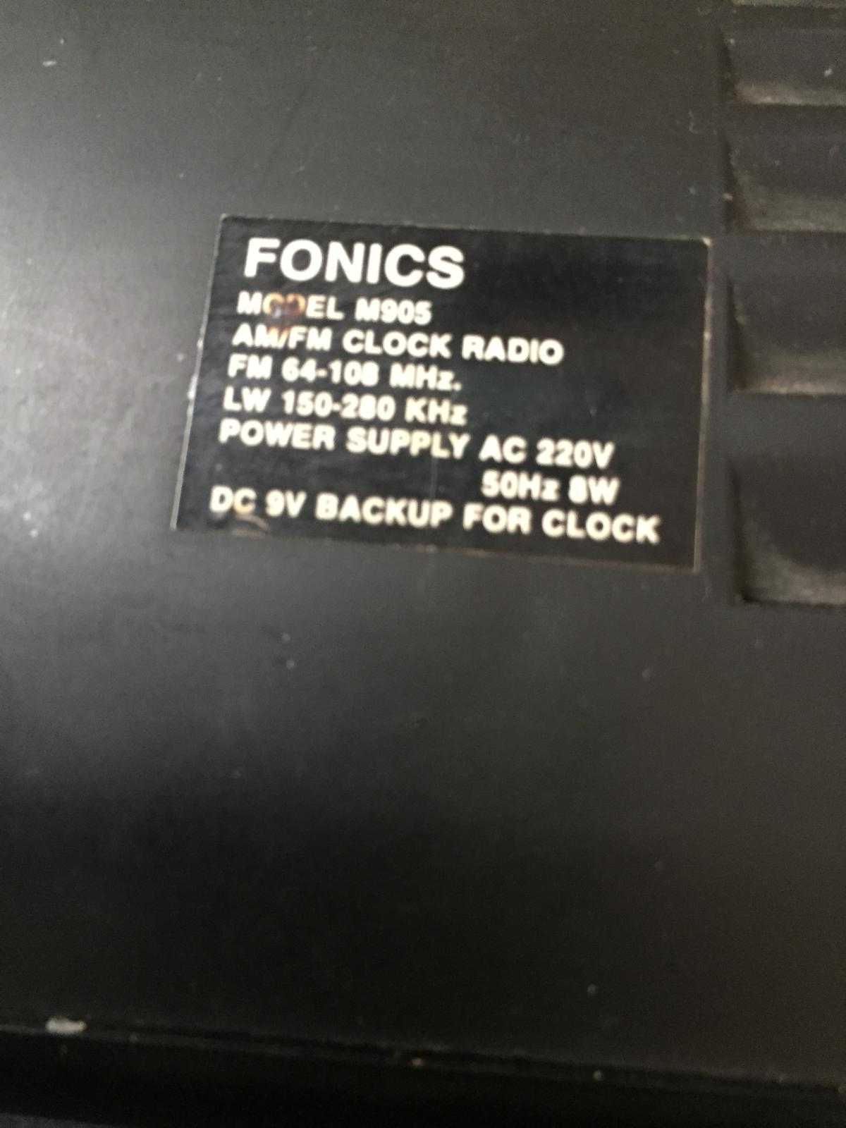 Fonics radiobudzik uszkodzony