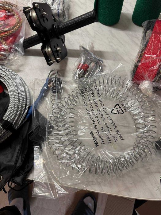 Wytrzymała Tyrolka Dla Dzieci Z Siedziskiem 120kg 30m