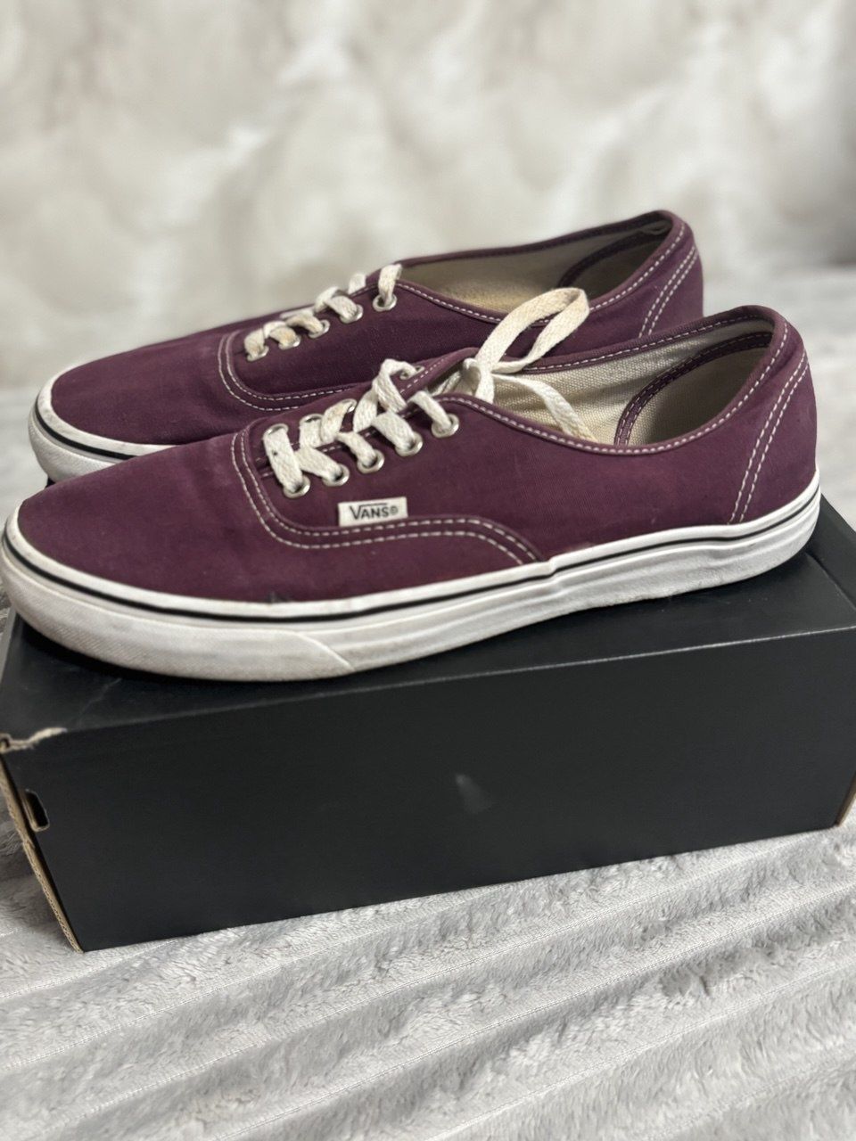 Фиолетовые кеды Vans