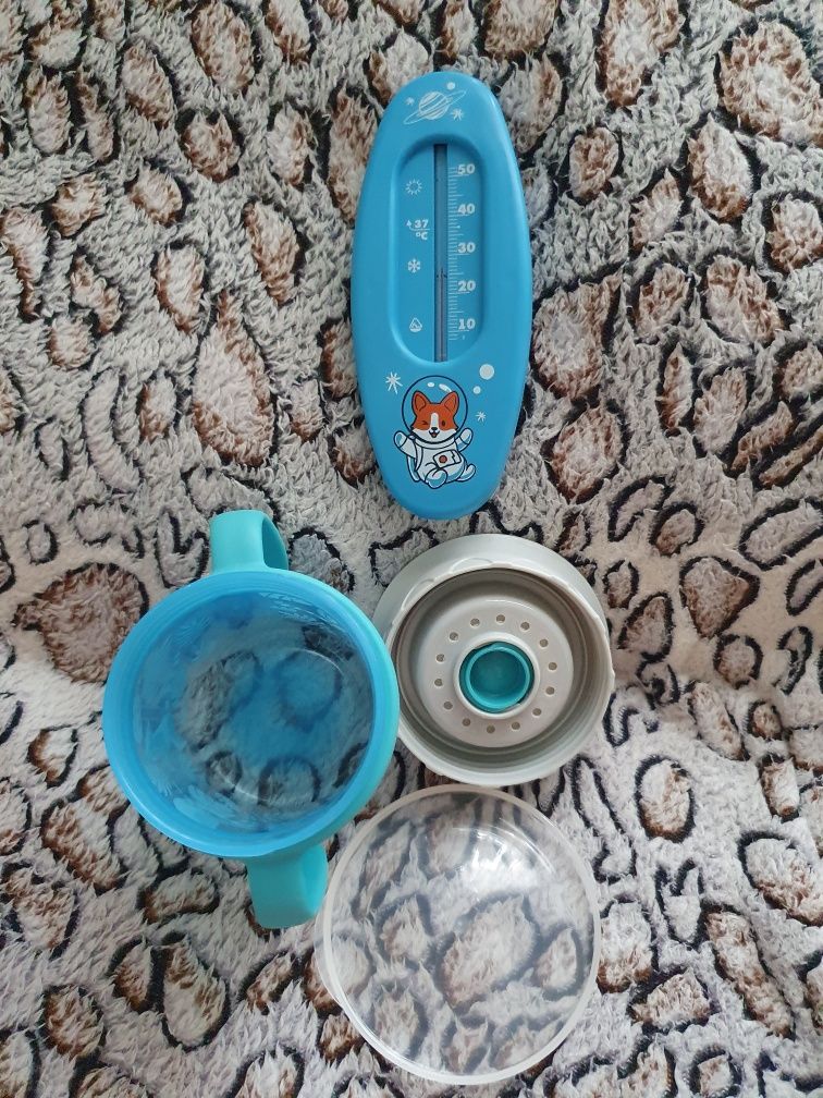 Поїльник непроливайка стаканчик 360 Canpol babies+Подарунок термометр