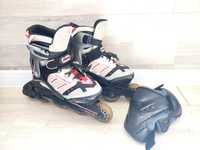 Роликові ковзани, ролики Rollerblade з наколінниками 32-37