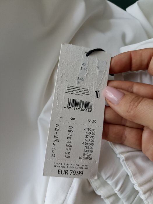 Spodnie kuloty białe damskie s.Oliver roz.L