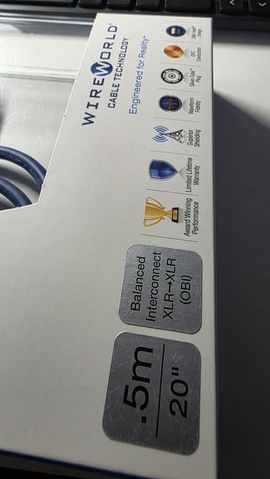 Wireworld Oasis 8 interconnect XLR przewód 0,5m