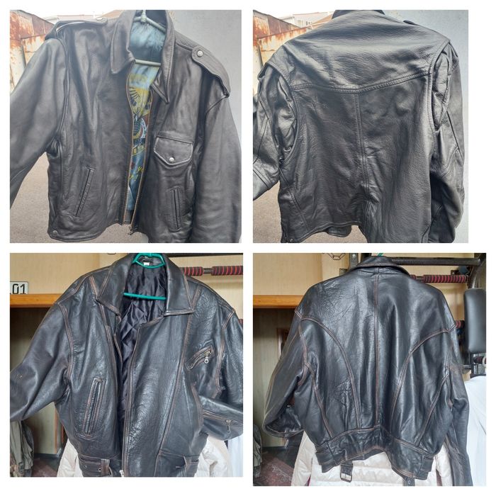 Шкіряні пілоти "косухи" стан на 5