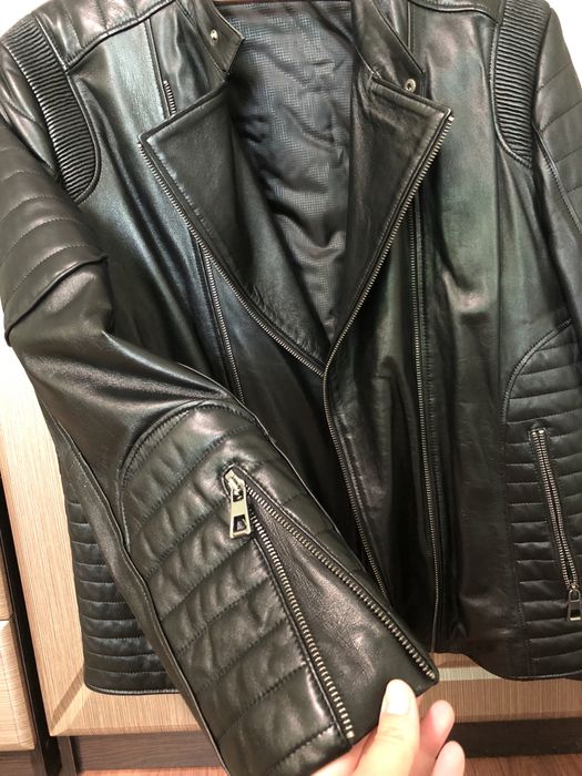 Стильна чоловіча шкіряна куртка вироб. Туречинна