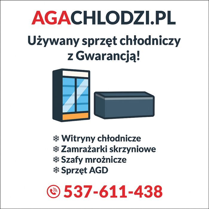 Lodowka chłodziarka słupek oszklony 70 cm na napoje, nabiał, ciasta!
