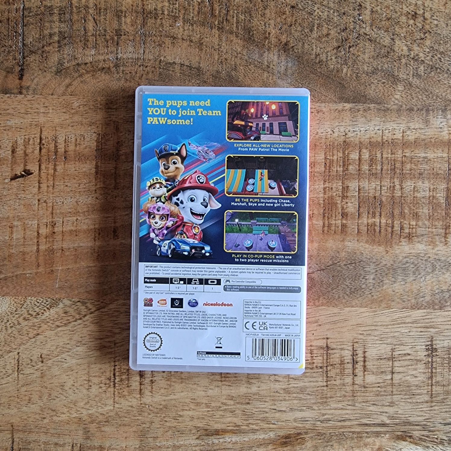 Paw Patrol Adventure City Calls Nintendo Switch