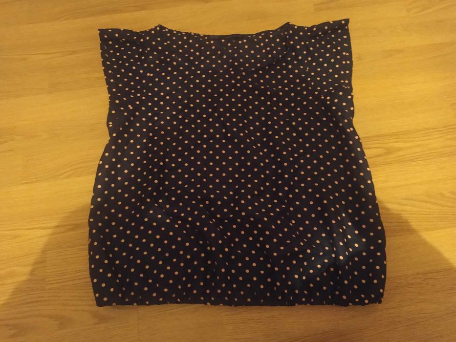 Bluzka Zara Basic 40 w kropki