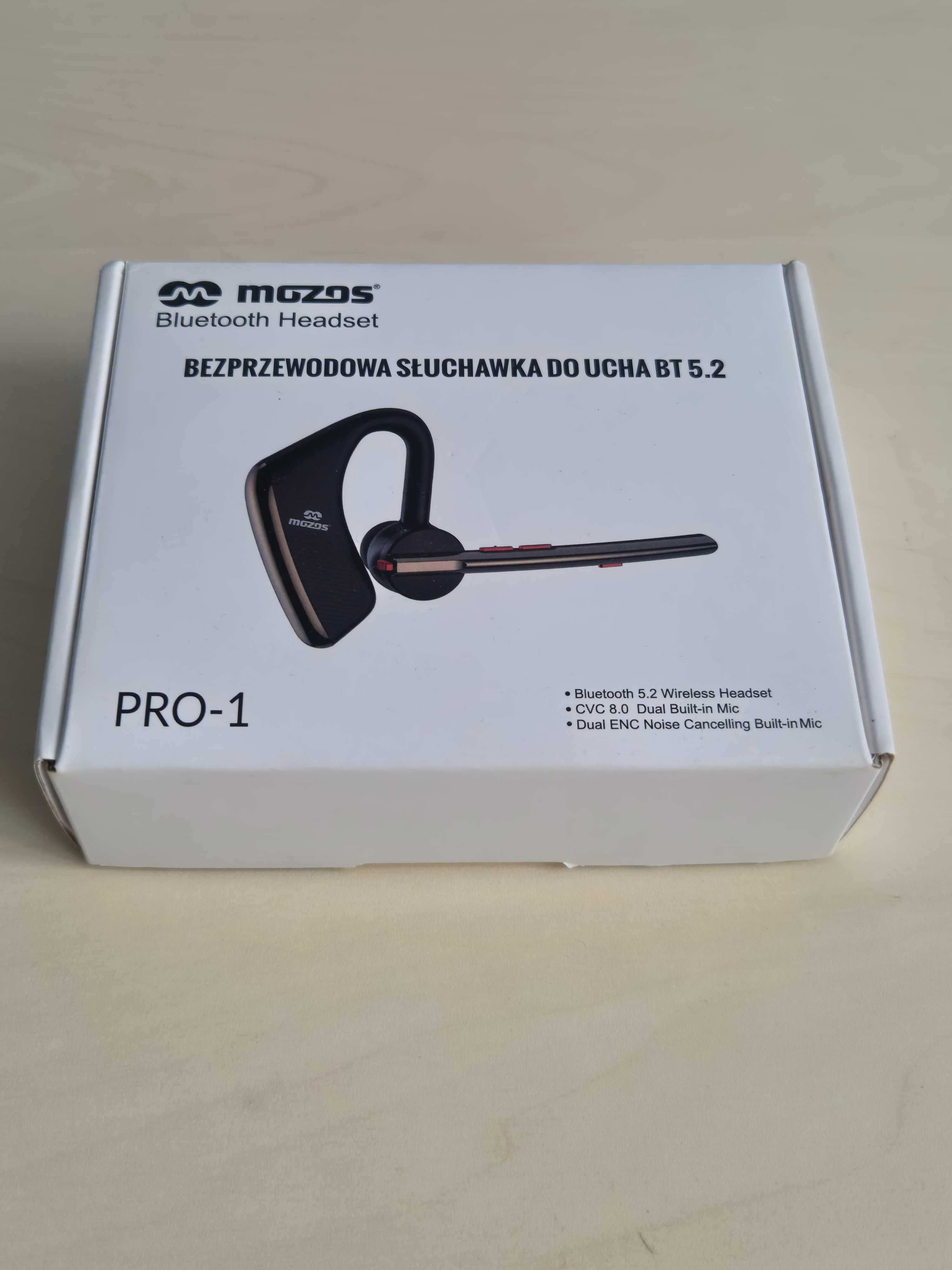 Bezprzewodowa słuchawka do ucha BT 5.2 Pro-1 Mozos
