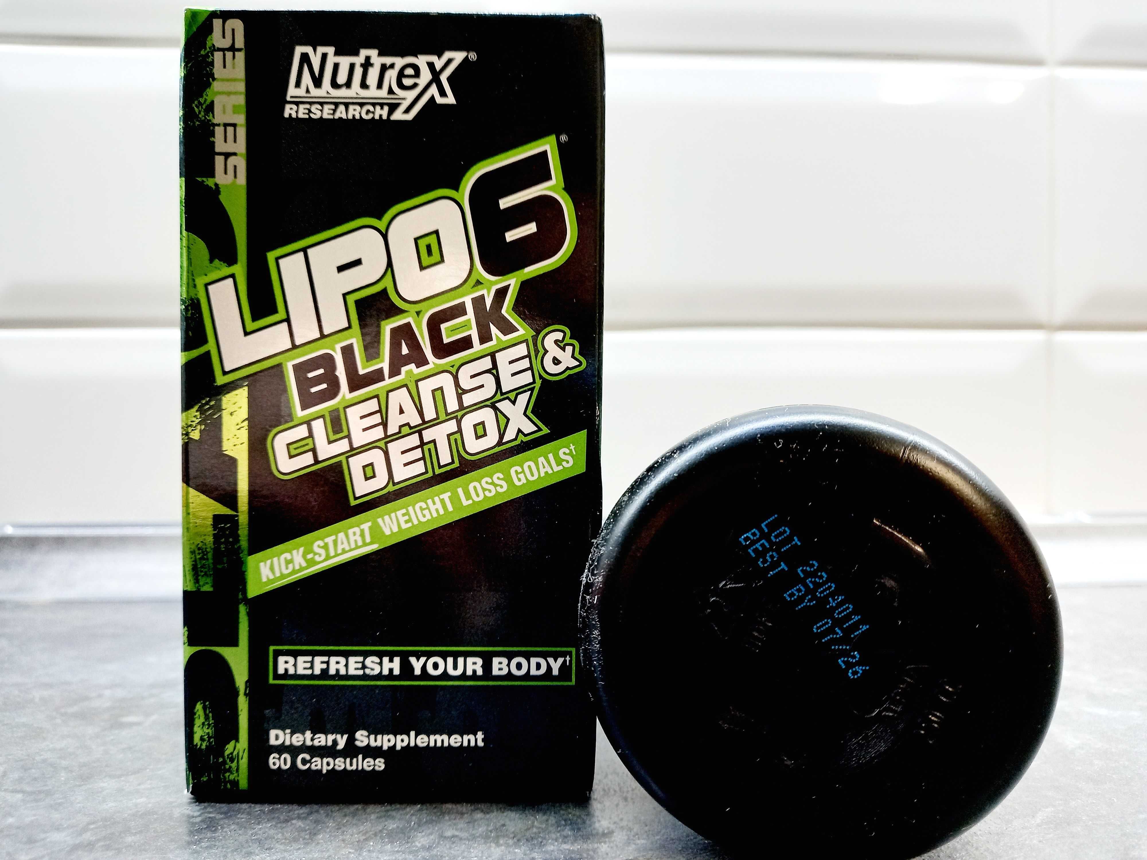 Nutrex, Lipo-6 Black Cleanse & Detox (60 капс), очистка + детоксикация