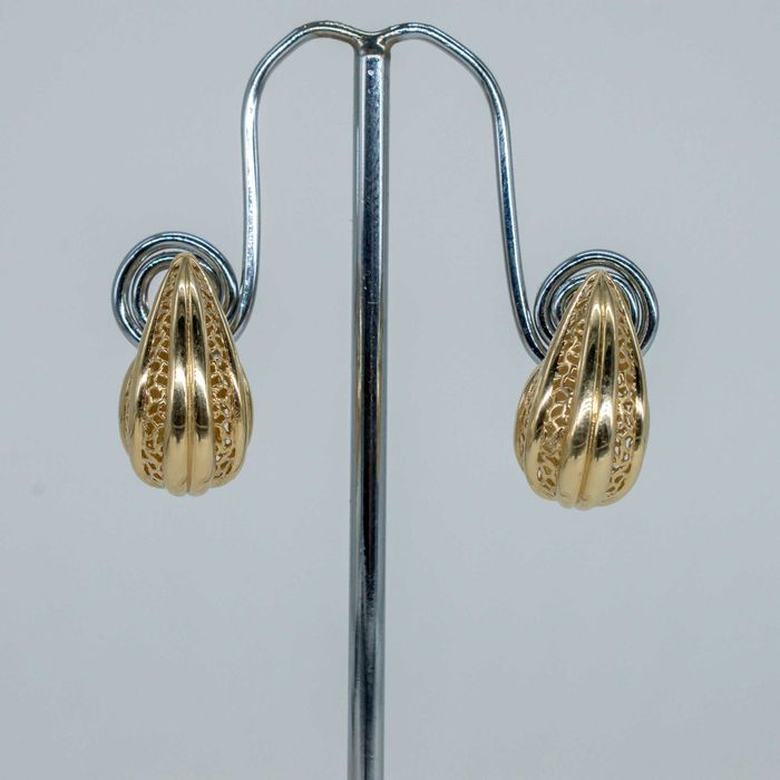 Złote kolczyki 585 ŁEZKI 2,54 gram Nowe Okazja WYSYŁKA GRATIS