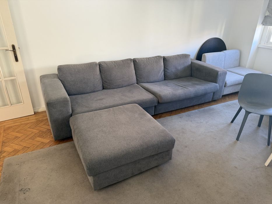 Sofa de Sala com Chaise Longue