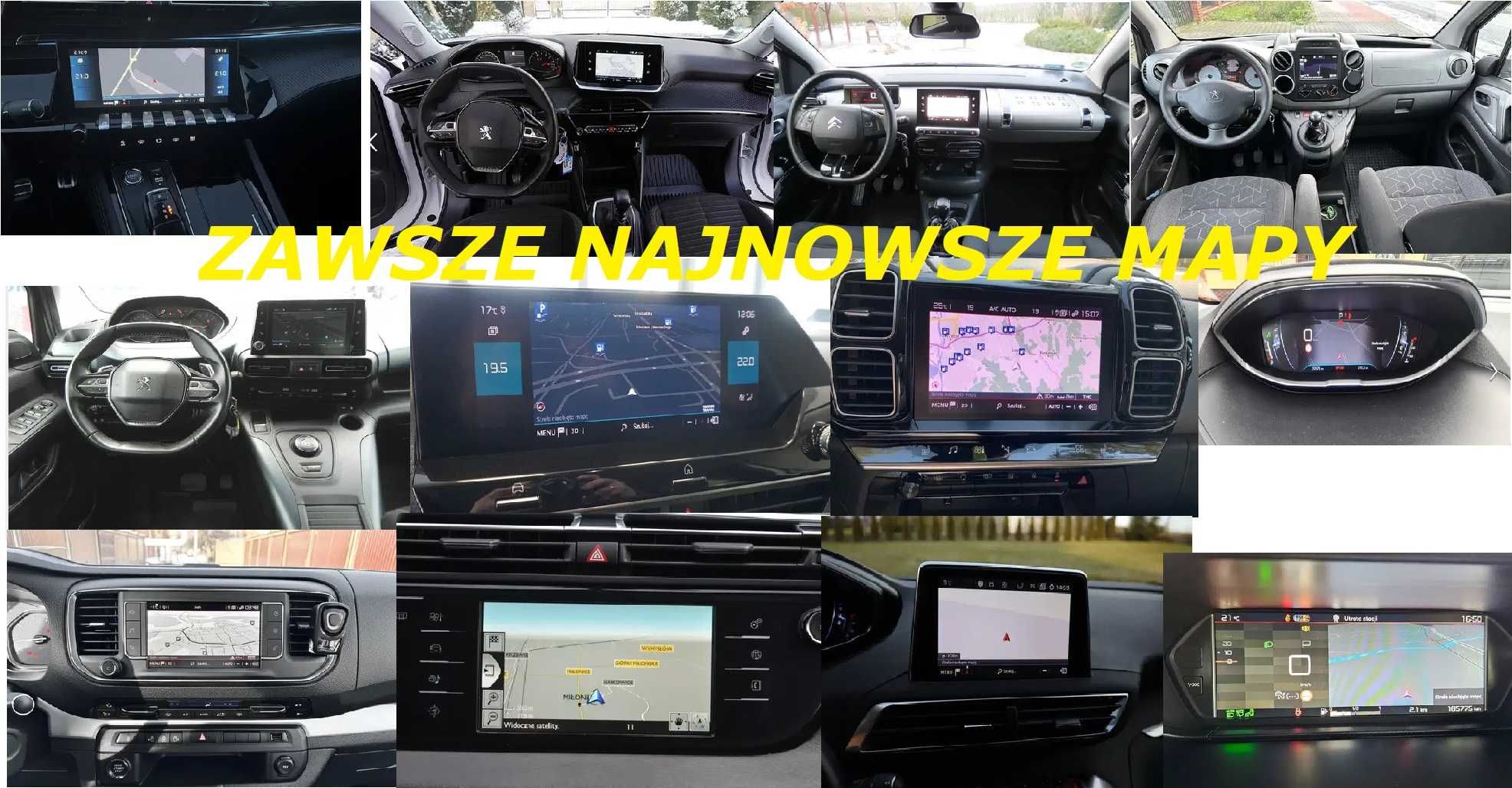 2024 - 2025 ! Nowość MAPY Citroen Peugeot Wszystkie Modele !!!