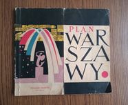 Plan Warszawy 1961 r. Unikat mapa