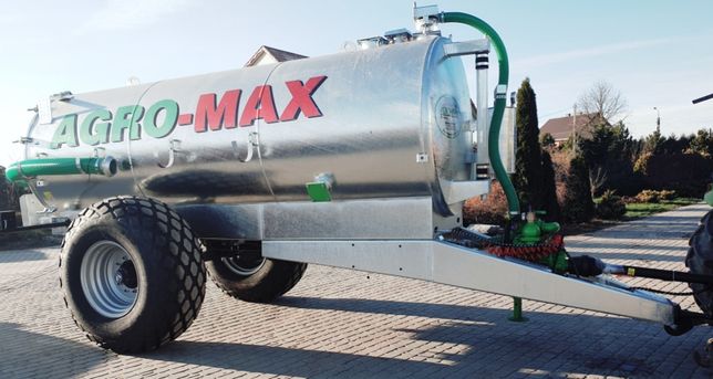 Beczkowóz wóz asenizacyjny Agro-Max MOCNY 10.000L NOWA. Rok 2021