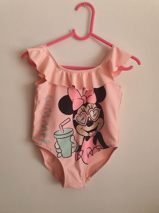 Strój Kąpielowy Dziewczęcy Myszka Miki Jednoczęściowy