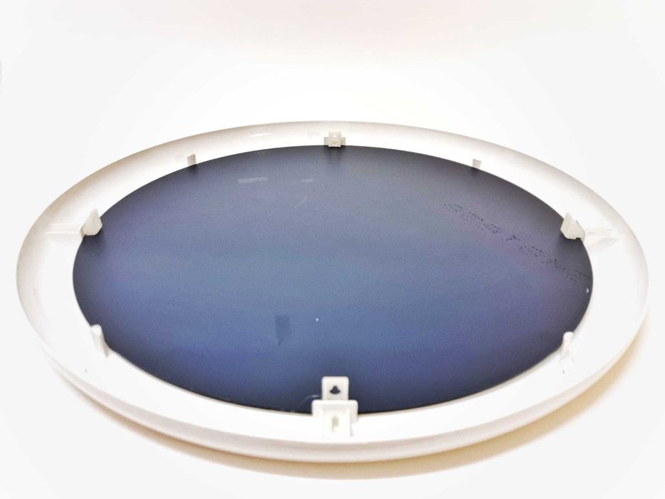 Espelho branco redondo 60cm