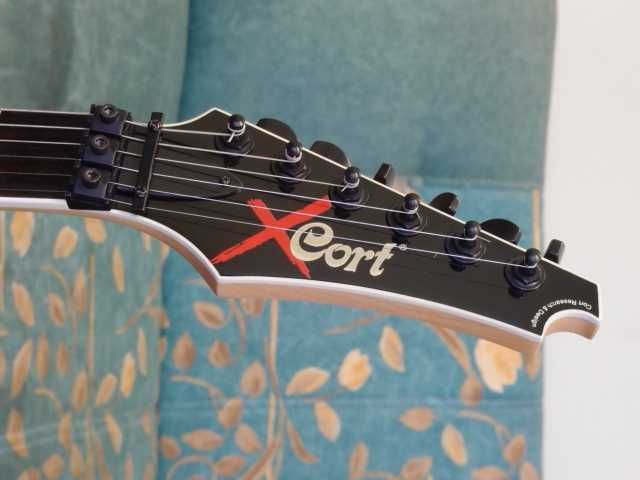 Gitara elektryczna Cort X-Custom, Idealny, Seymour Duncan, Floyd Rose