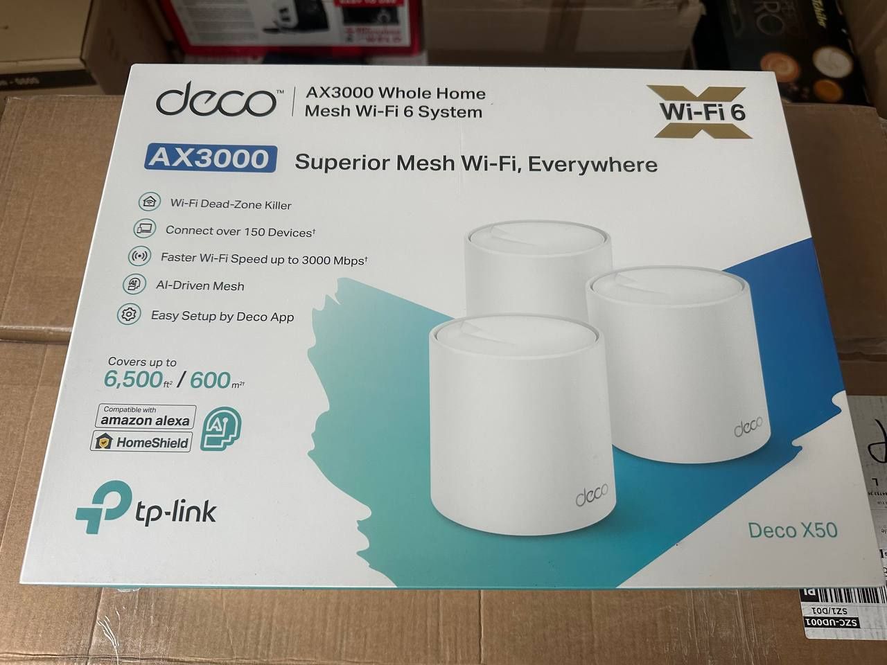 Nowy zaplombowany  Router TP-Link Deco X50 802.11ax (Wi-Fi 6)