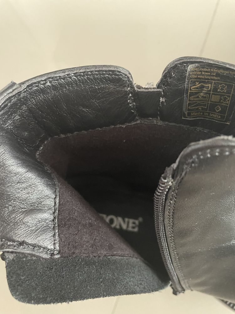Botki sztyblety czarne skorzane nowe 37 Leone