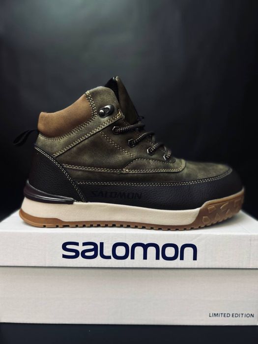 Зимние Кроссовки-Хайкеры Salomon / трекинговые ботинки Саломон Саламон