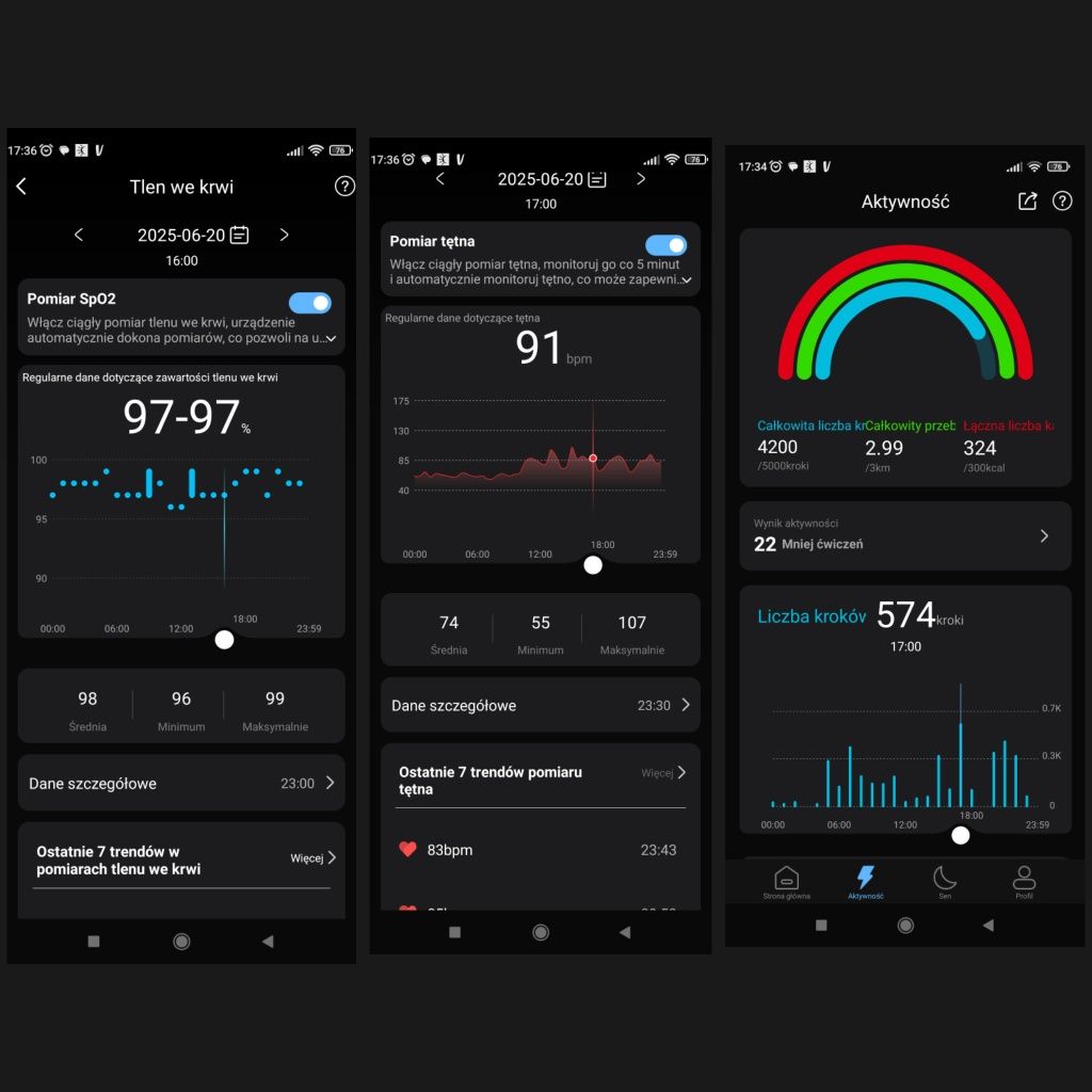 Smartring colmi rozmiar 8 gadżet technologiczny
