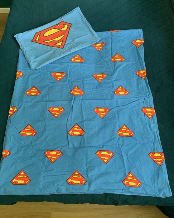 Poszewka na kołdrę i poduszkę Superman
