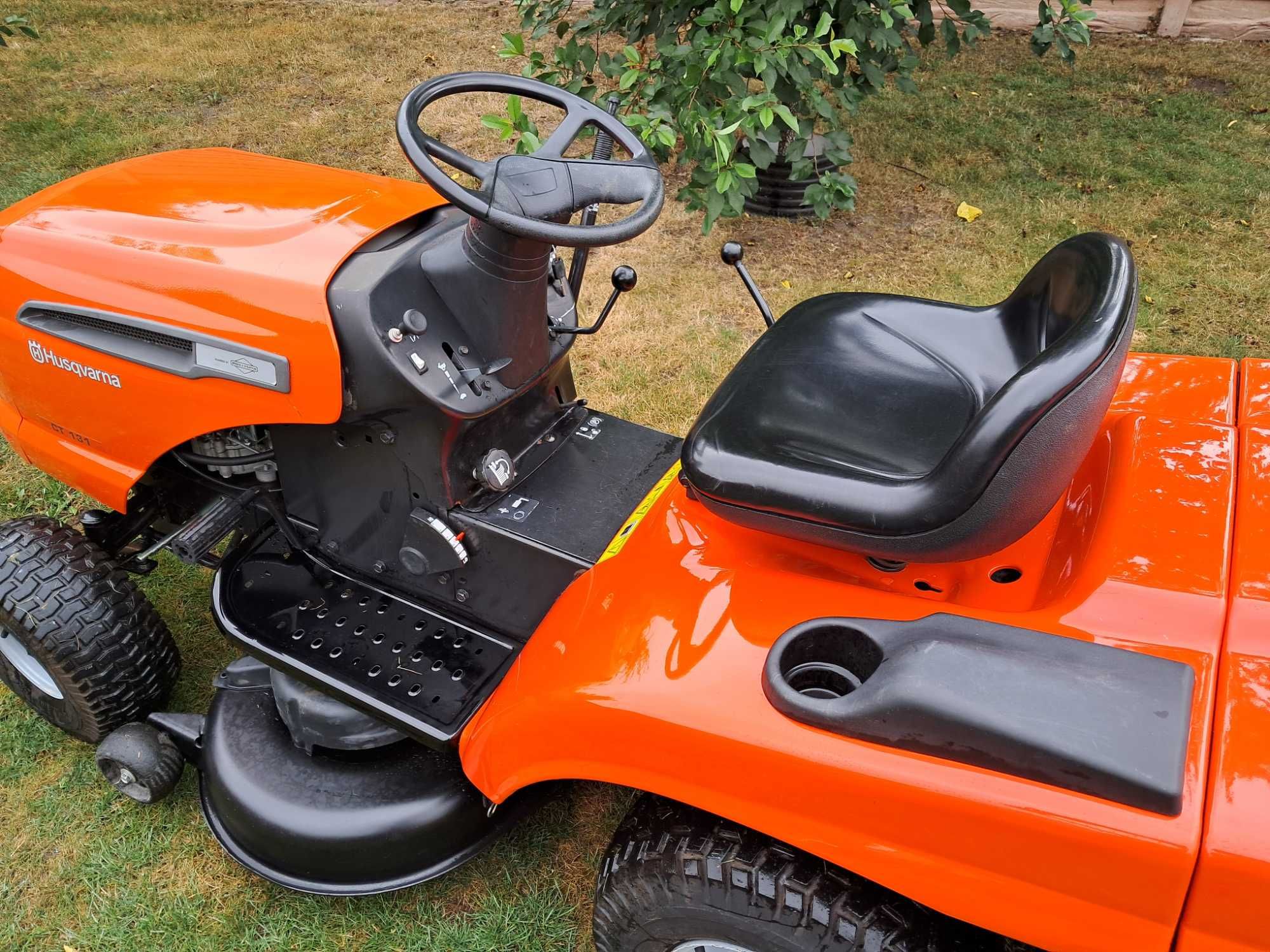 Traktorek kosiarka z koszem Husqvarna Briggs&stratton