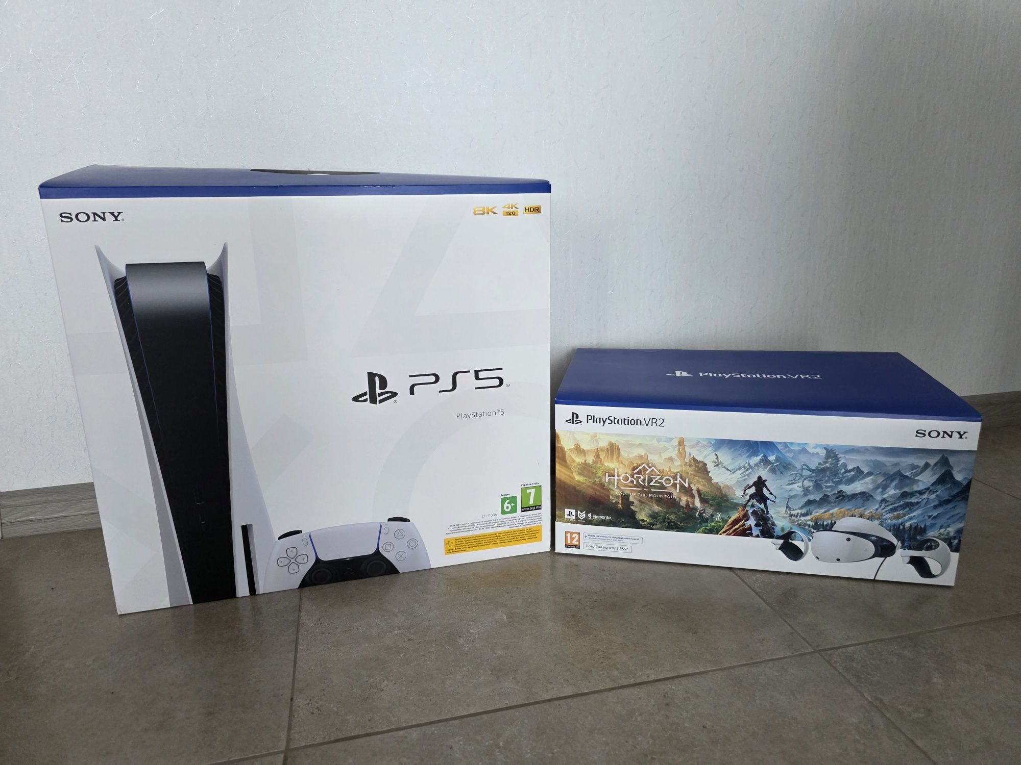 Playstation 5 Disc + PSVR2 + Camera + 4 диски